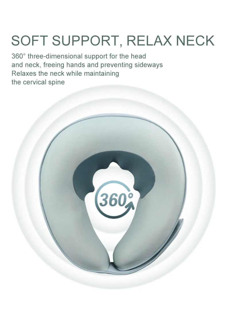 Shiatsu Neck Massager with Heat for Pain Relief Electric 6D Deep Tissue Kneading Massage Cervical Pillow Relieve Neck Fatigue