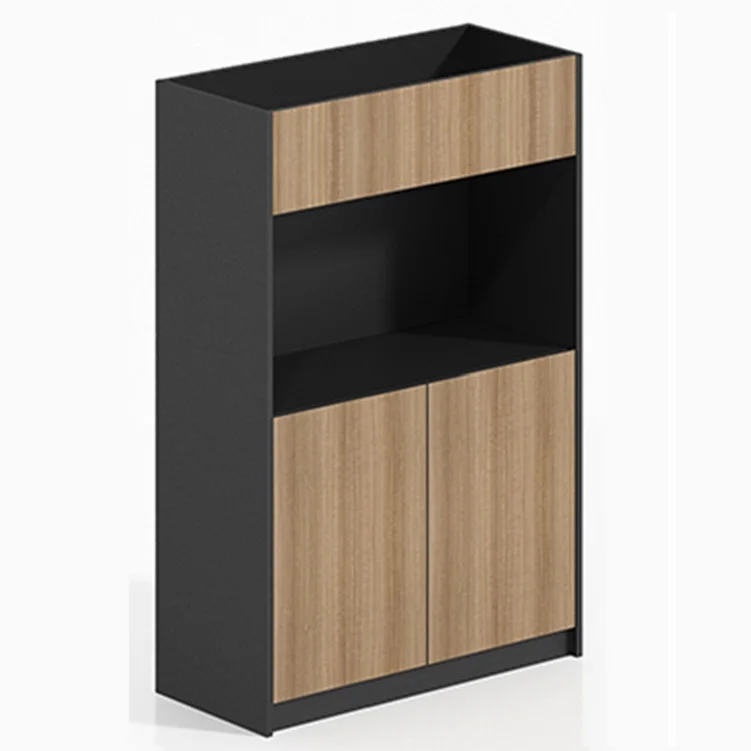 Мебель роскошный дисплей хранения канцелярских принадлежностей Файл шкафа твердой древесины дизайн ящика современный офисный деревянный шкаф