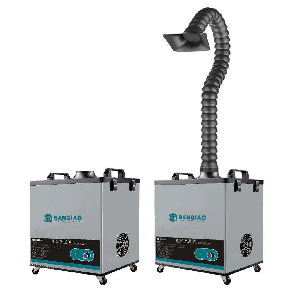 Single Arm Welding Soldering Fume Extractor Lasering Smoke Evacuator Filters extractor hood HEPA Filter