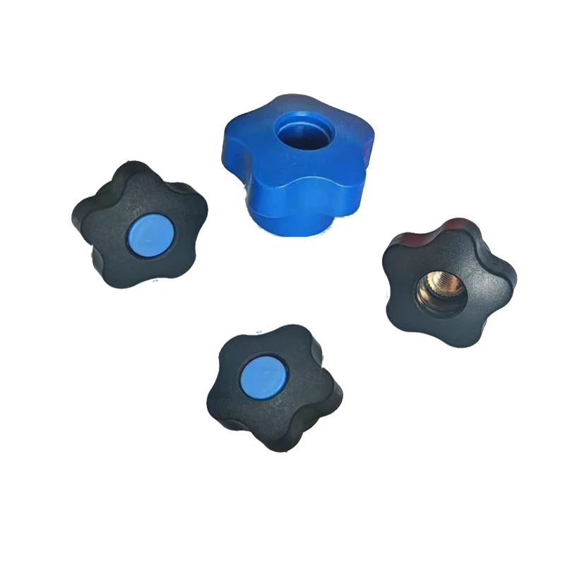 thread industrial tightening star lobe knob used for wooden working machine
