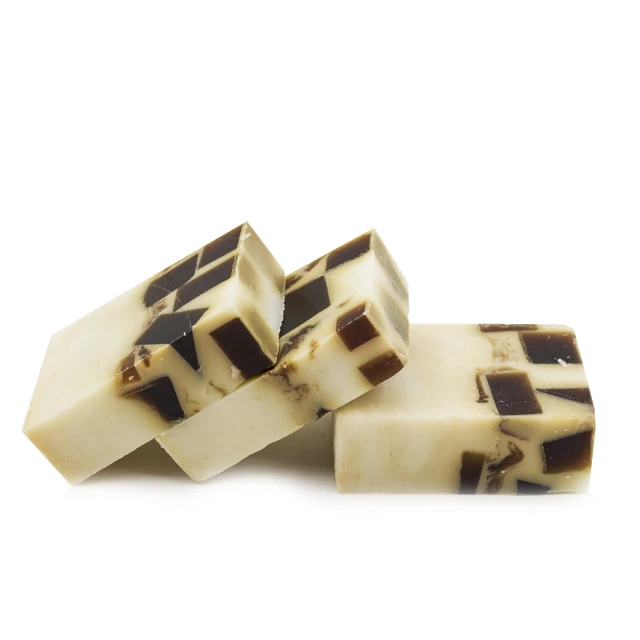 Hand-made High-quality Edible Oil Amber Pearl Rose Bar Soap For Bodycare