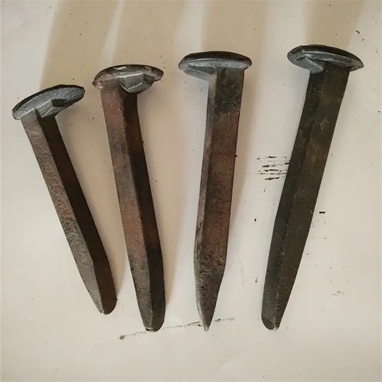 Railway Accessories screw Steel Railroad Track Spike for rail fasten