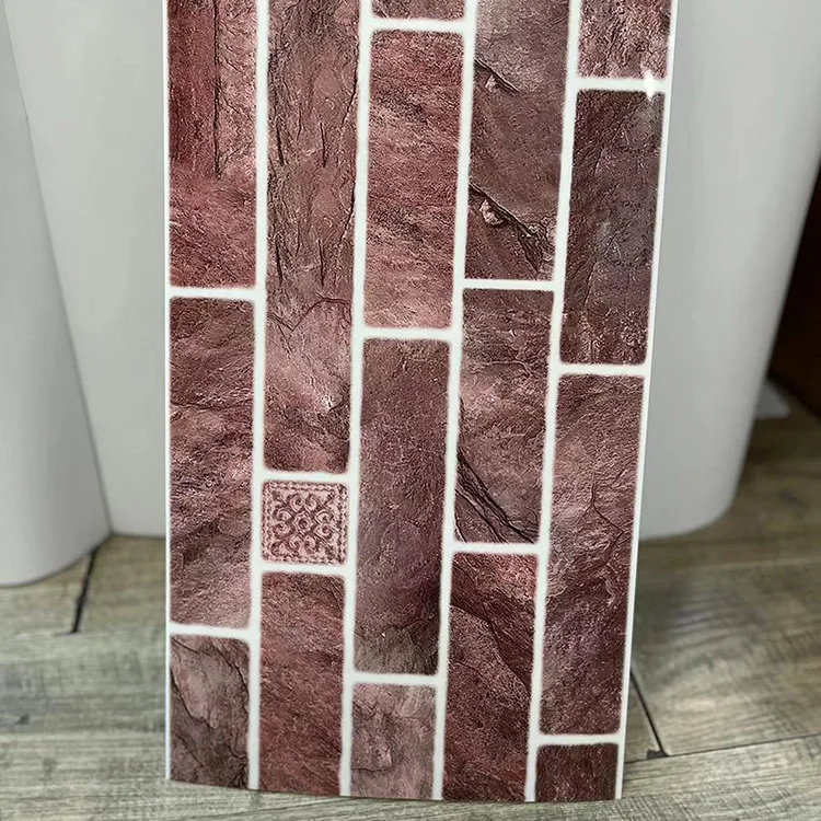 Waterproof Peel and stick Self Adhesive Wallpaper 3D PVC Wall Panel /Sticker For Wall Decoration