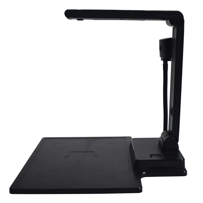 8.0MP A3 Scanner Visual Presentation Digital Projector Visualizer With Led-Filled Light Strip Secondary Camera For Bank