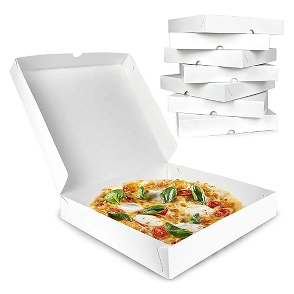 Manufacturers 33 cm Wholesale Price Packaging Carton Emballage Boite Pizza 33 Custom Print Boites Pizza 33x33 12 Inch Pizza Box