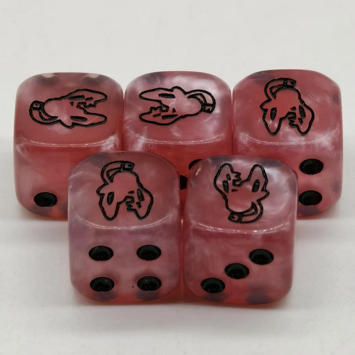 entertainment products table games multi size casino game eco friendly acrylic dice set luxury gift souvenir casino dice