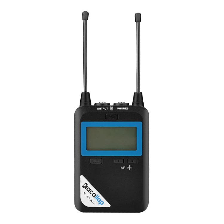 ALLAP-W1 (tx+rx) Ultracompact Wireless Microphone System With Lavalier For Audio Interview