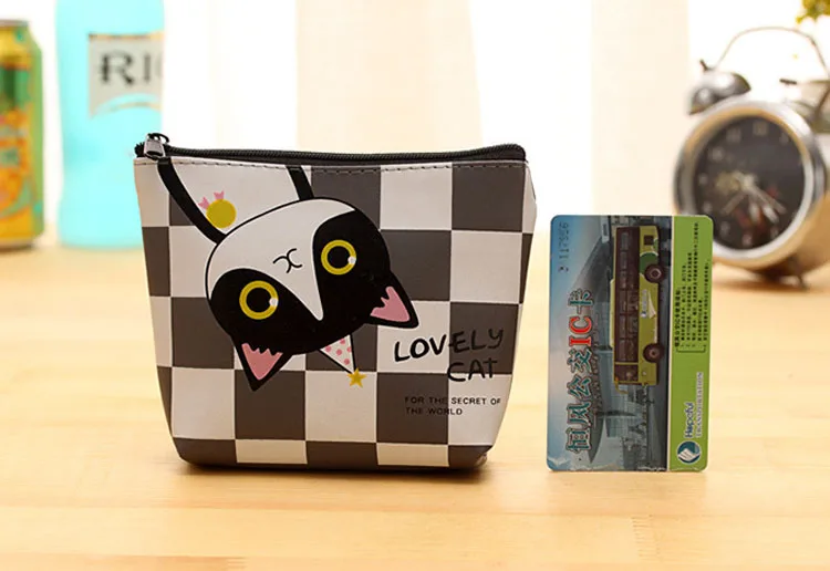 Fashion Hot Selling Small Girls Short Purse Cartoon Mini Coin Purse