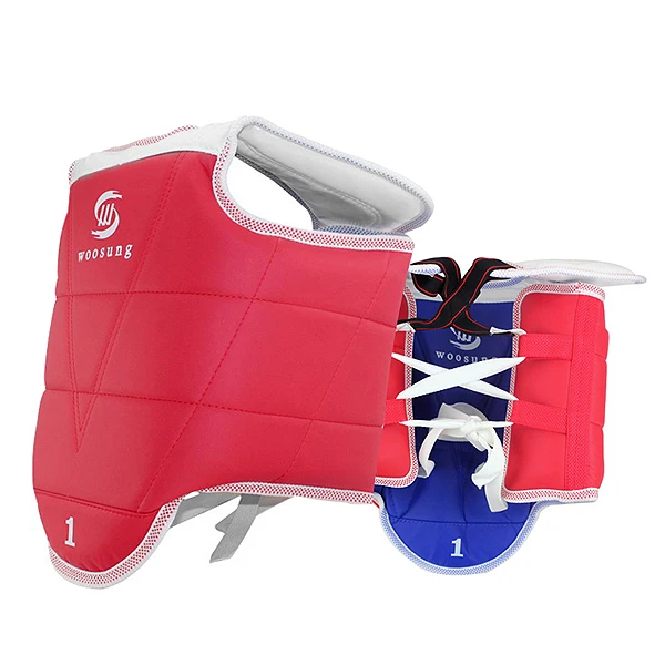 Hot Sale Unisex Taekwondo and Karate Chest Protection PU Foam Eva Material Custom Logo Chest Guard