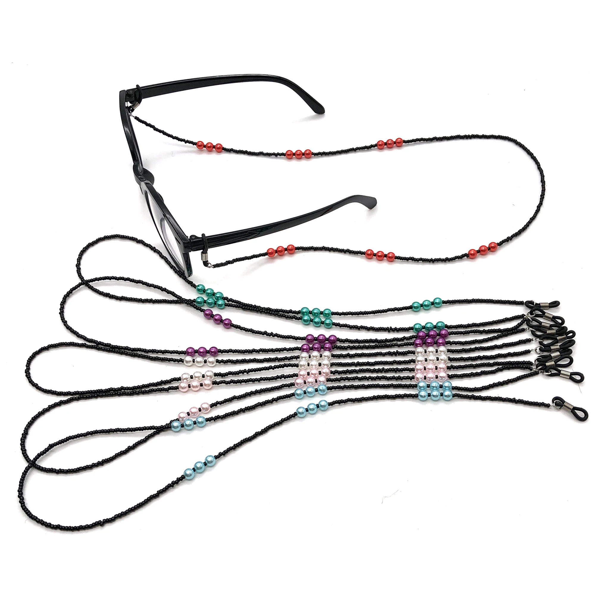 Аксессуар для очков с бисером на заказ, шнур для солнцезащитных очков для женщин