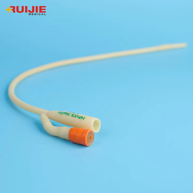 Silicone Coated Two -Way Foley Catheter