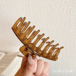 Classic 11 CM Keel Claw Temperament Female Hair Claw Clips For Thick Hair French Hair Claw