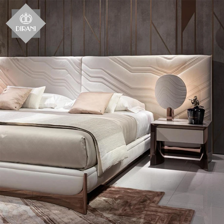 Popular Modern Design Wooden Luxury Style Nightstand Bedside Table with Drawer