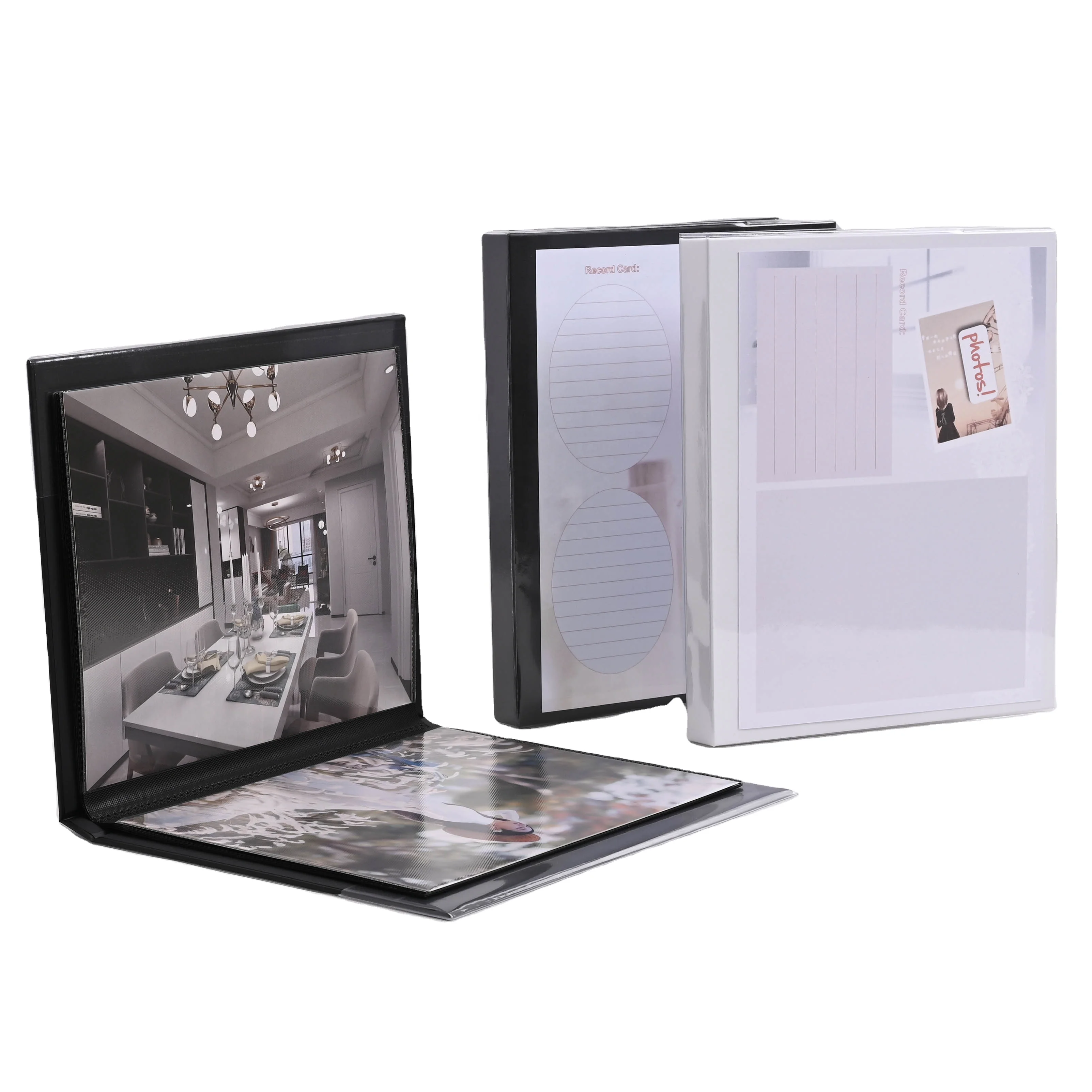 A4 A5 A6 A7 Refillable Traveller Journal Binder Cardboard Paper Notebook Shell Snap Button Closure 6 Rings Loose Leaf Case