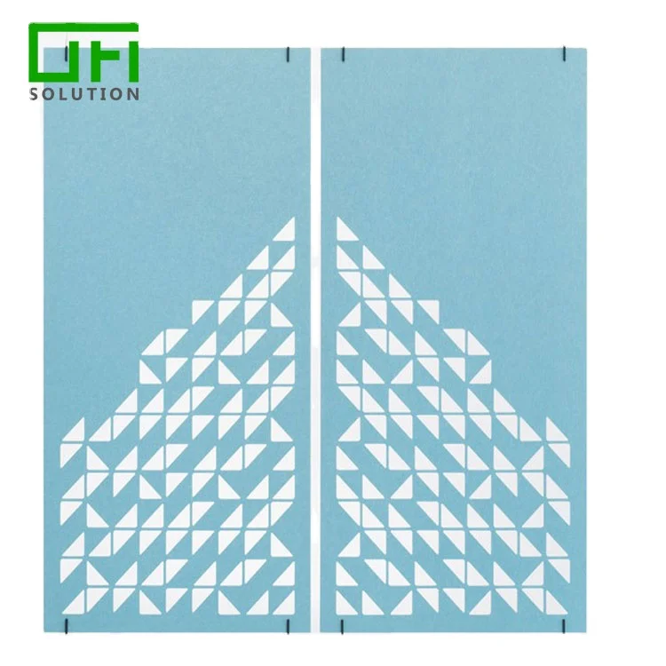 eco-friendly Sound Dampening PET Felt Acoustic Panels Fireproof Sound Proof Polyester Fiber Acoustic Board Panels