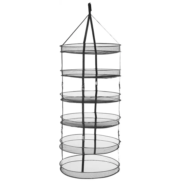 60cmHerbal drying rack 8-layer hanging net suitable for plants seeds and flower buds,suitable for planting tents and hydroponics