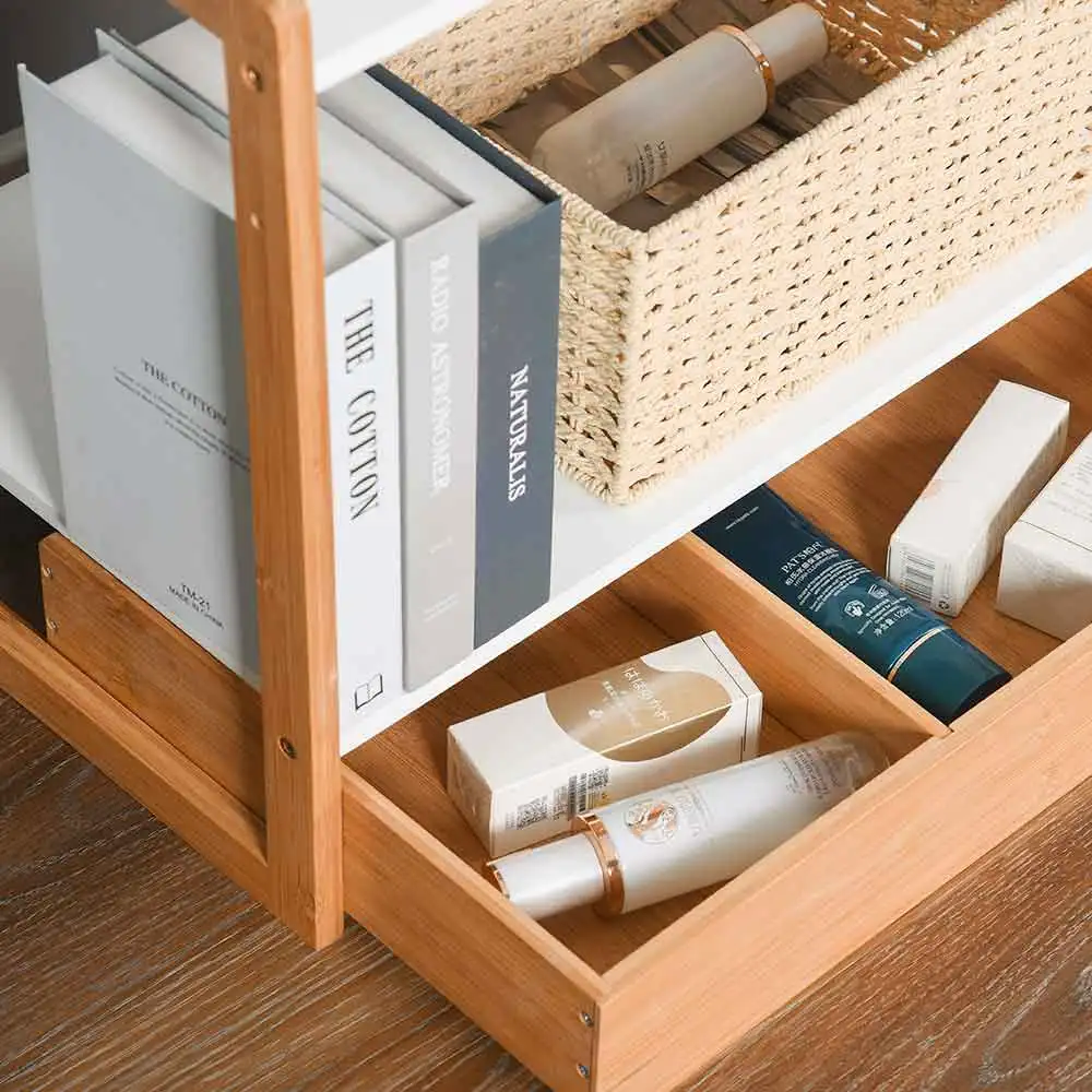 2023 New Products Kitchen Shelf Household Organizer Microwave Oven Rack Stand Wooden Storage Cabinet Shelves Display Racks