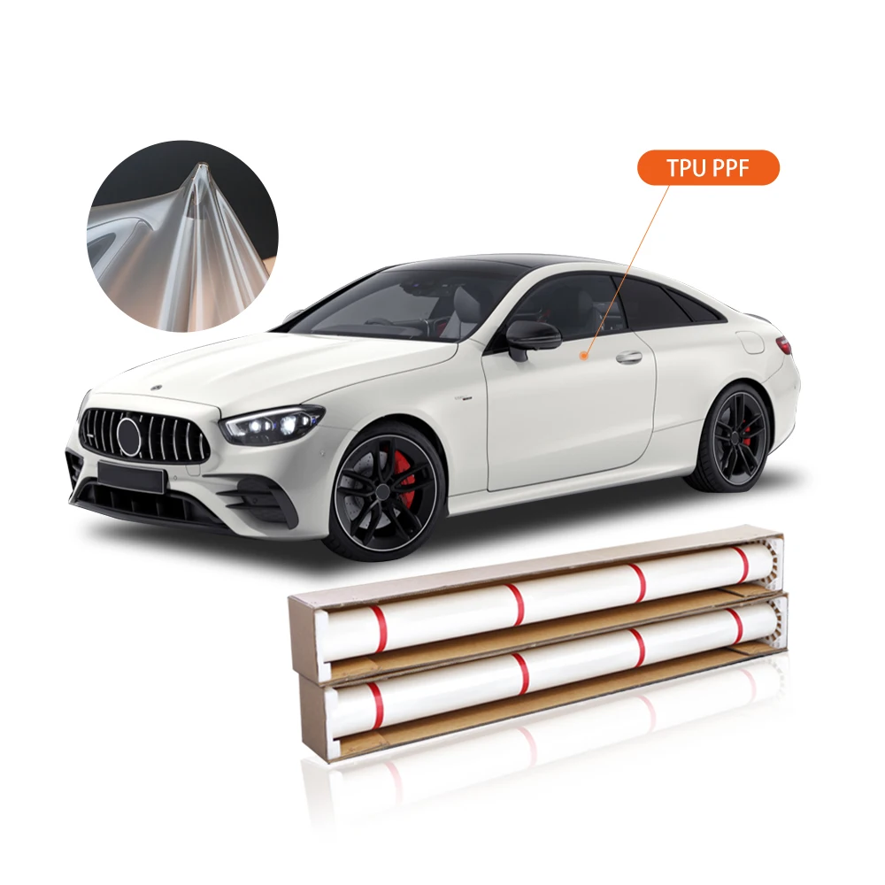 Заводская Прямая цена устойчивая к пожелтению глянцевая пленка Ppf для автомобильного покрытия из ТПУ защитная