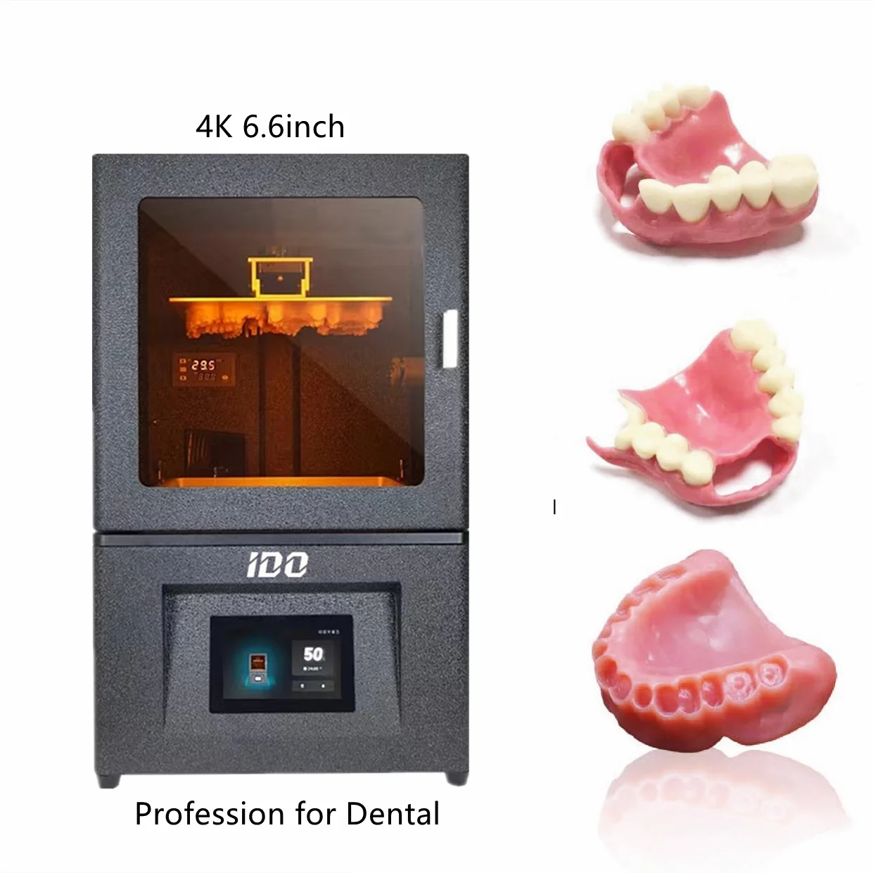 YOUSU 4k 405nm 3d printer 6.6 inch 3d resin LCD printer for dental mold/  teeth casting / Gingiva 3d LCD printer