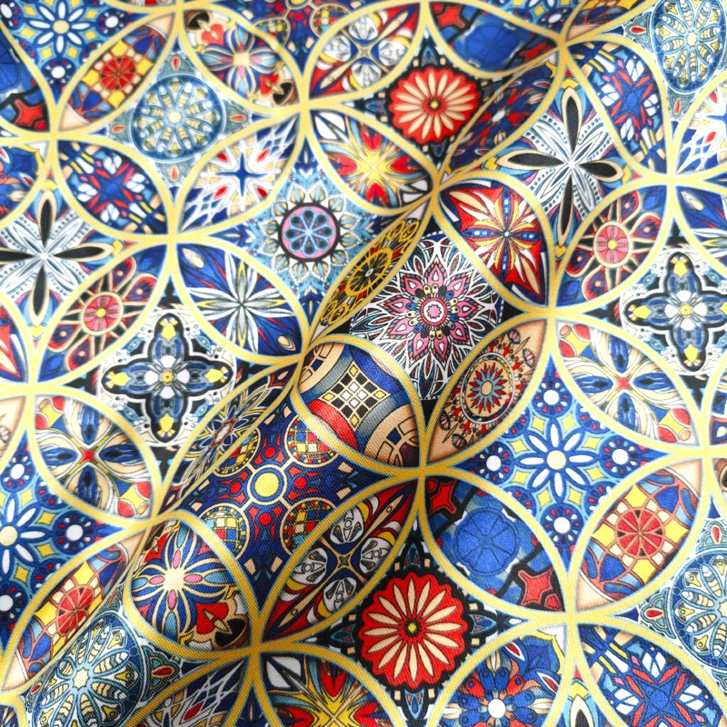 Factory Price Wholesale New Designs Silk Satin Fabric Digital Print Fabric For Lady Dress Lady Polyester Digital Printing Fabric