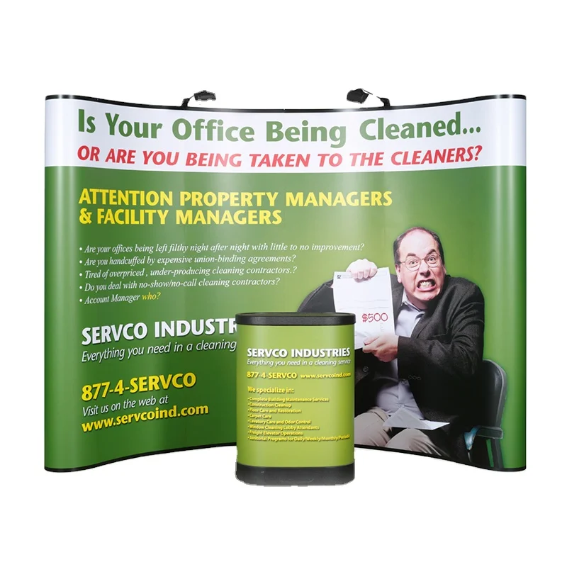 Hot Product Strength Lightweight Aluminium Bars Trade Show Pop Up Display Stand