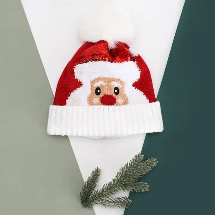 2021 wholesale Christmas decoration supplies new Winter children gifts christmas ornaments Santa hats  Merry Christmas Hats