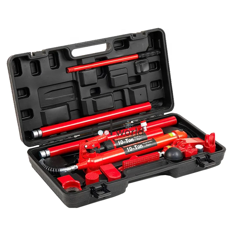 COOLWORLD 10 Ton Porta Power Hydraulic Jack, Hydraulic Combined Multifunctional Jack for Truck, Car Repairs