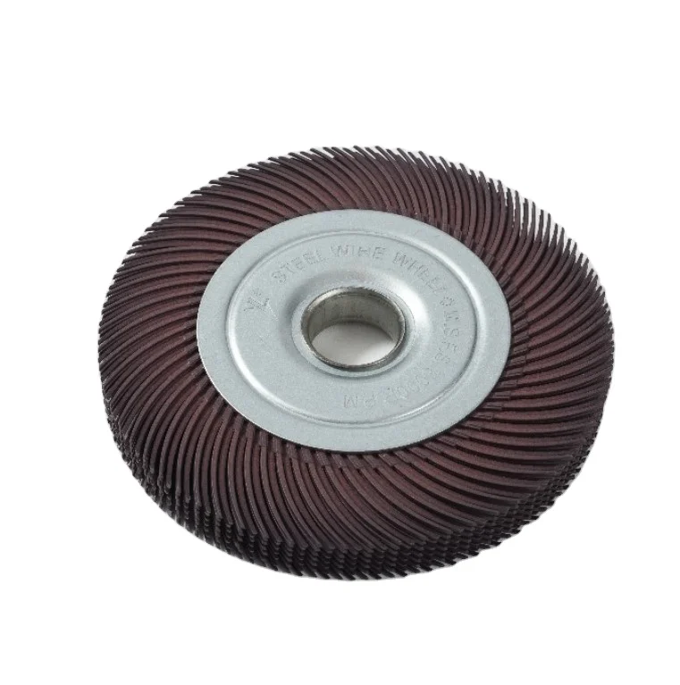 FMT 2021 200mm Deburring Cleaning Polishing  circular round radial disc wheel brush