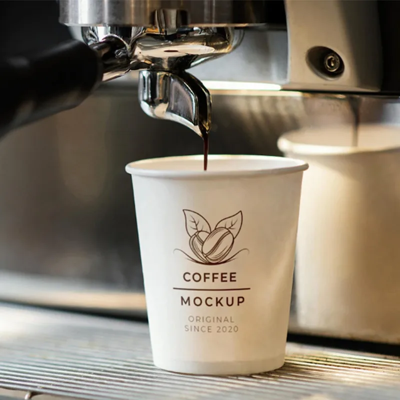 High Quality Custom Logo Professional Film Disposable Paper Cup Beverage Cup Save Freight Cost