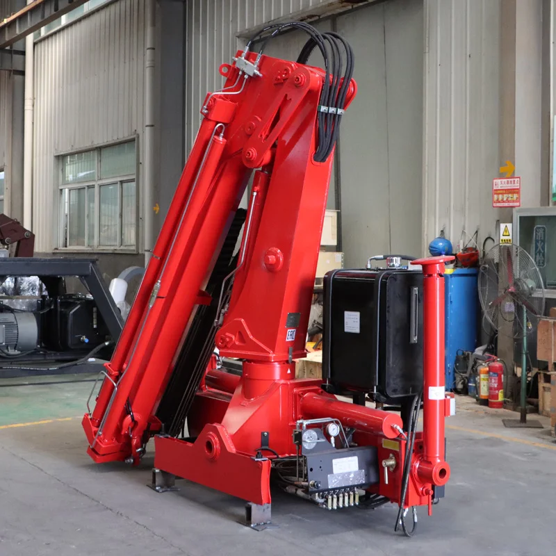 BOB-LIFT 5 ton trailer tow truck crane hydraulic rescue lifting cranes for sale