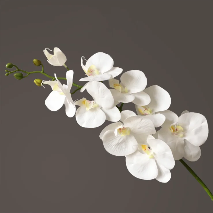 Home decoration flowers silk decorative artificial orchid flower wedding decoration