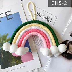 kids room wall decorations Colorful woven decorative ball wall hanging pendant art wall