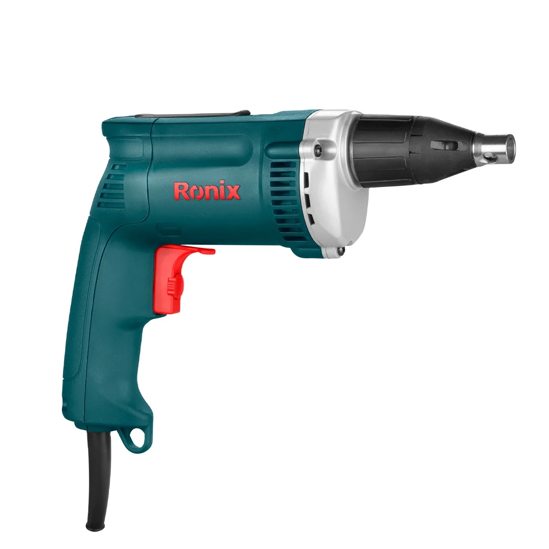 Ronix 2506 Model Electric 600W Drywall Screw Driver Factory Screw Driver Tools Set Drilling Machine