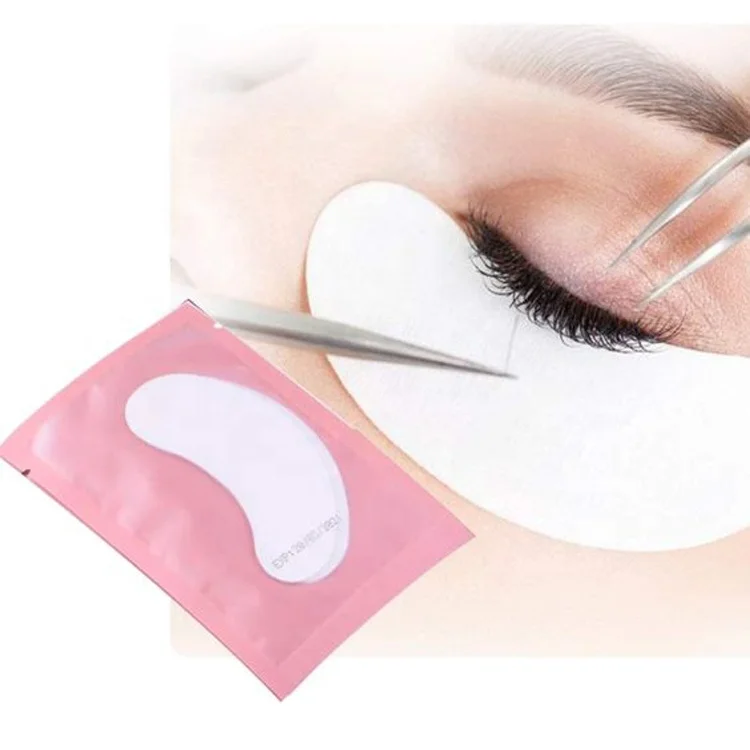 Custom oem under eye glitter pads private label pink