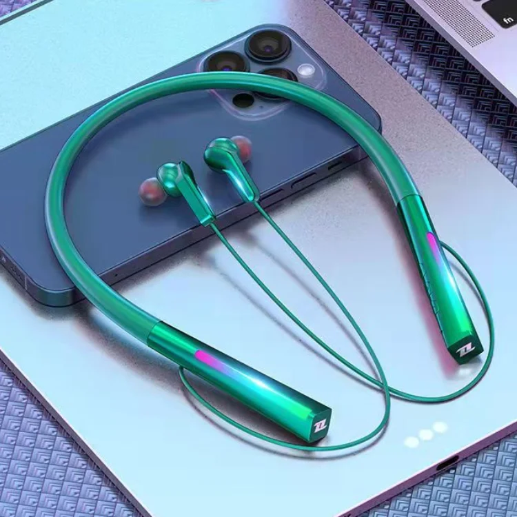 Led Headset Neckband Sports Music Noise Reduction In Ear 100 Hours True Wireless Stereo Headphones Earphone