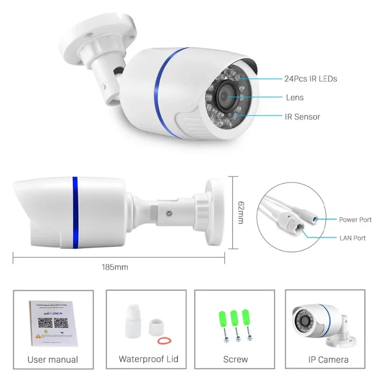 
HOT 3MP HD 2.8mm Wide IP Camera 3MP XMEye ONVIF P2P Motion Detection RTSP 48V POE Surveillance security CCTV Outdoor Cammera 