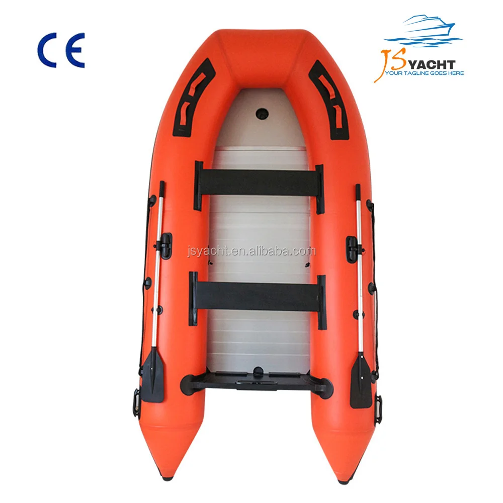 inflatable boat with aluminum floor 0.9mm PVC air tube fishing rubber boat for sale