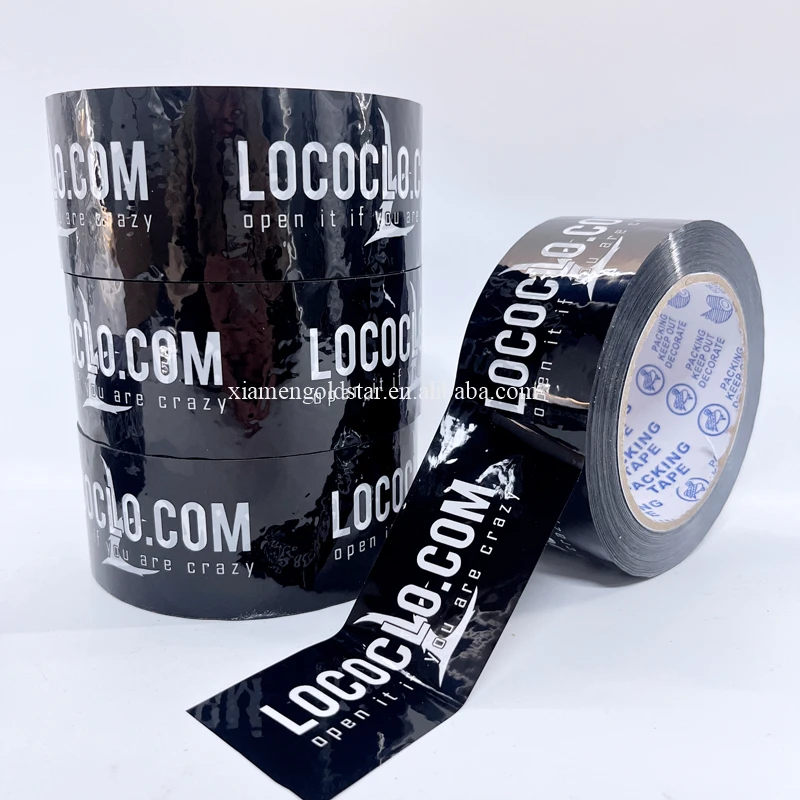 Carton Sealing Film Tape Large Roll Shipping Adhesive Tape Waterproof Bopp Packing Tapes