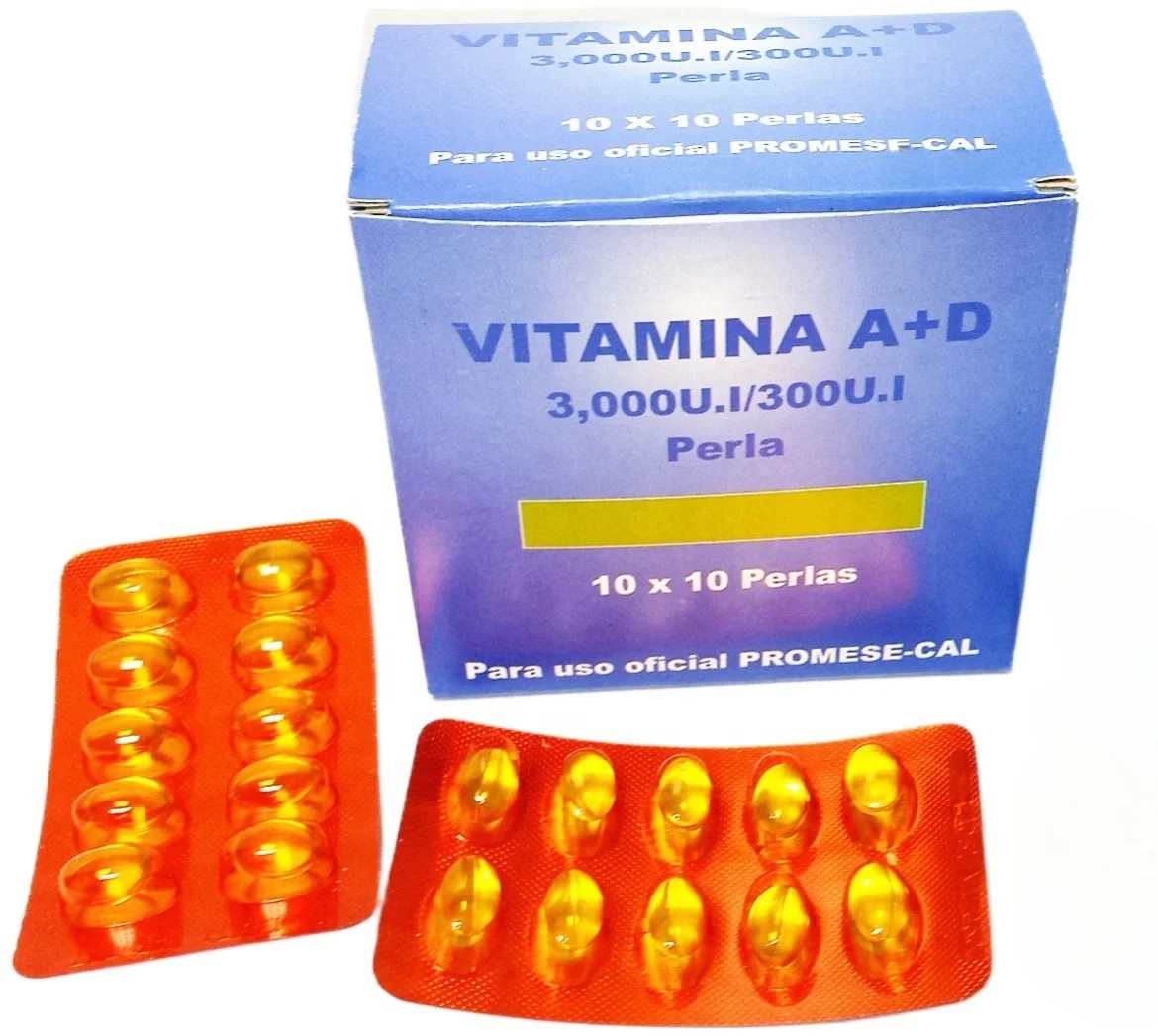Высокое качество OEM Витамин A & D Softgel