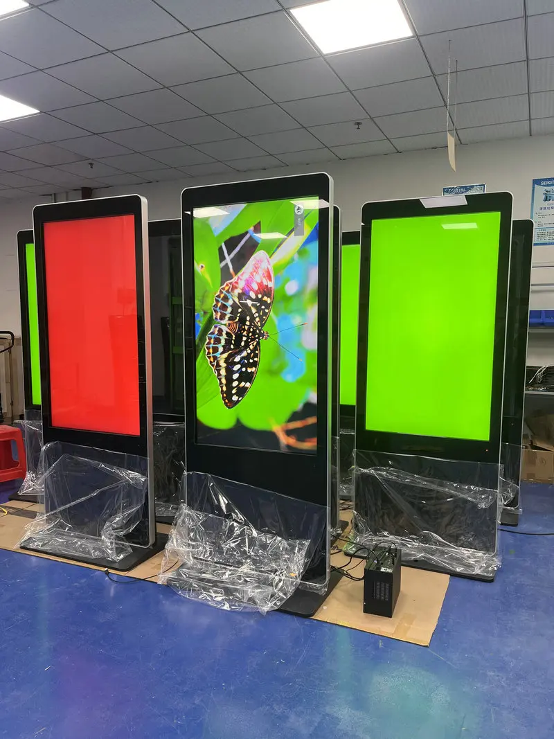 55-inch touch lcd screen Vertical Intelligent Digital Advertising Screen