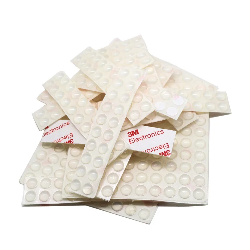 Door Bumpers Cabinet Buffer Pads Sound Dampening Clear Silicone Rubber Self Stick Feet Adhesive Bumper Pads SJ5302A