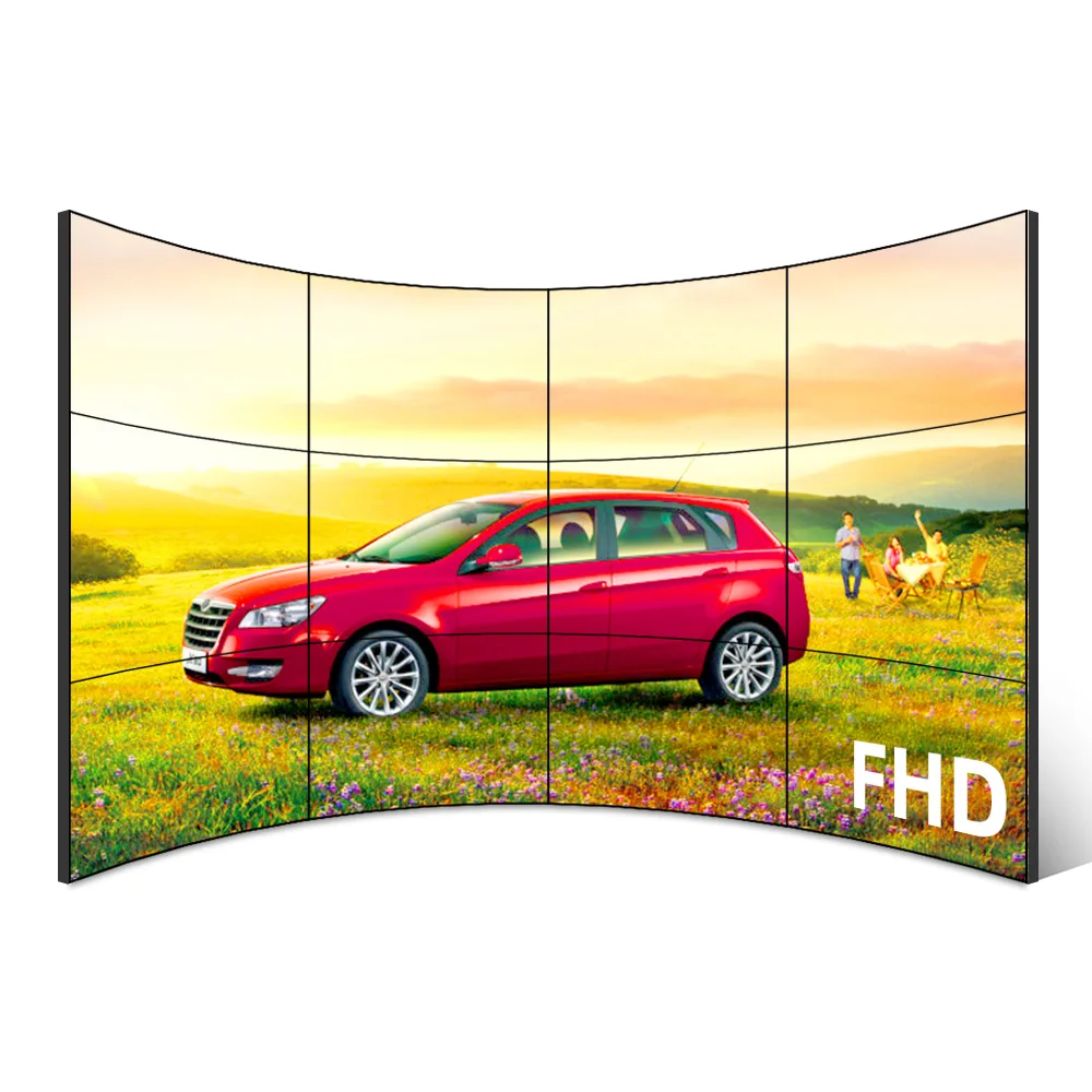 65 55 Inch 4K Lcd Indoor 3.5Mm Narrow Bezel 3X5 Video Wall Screen