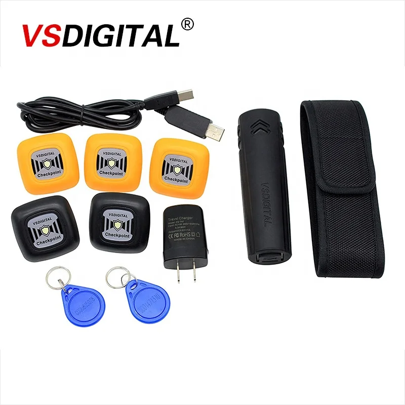 vsdigital Waterproof IP67 Security guard tour Patrol tracking System device