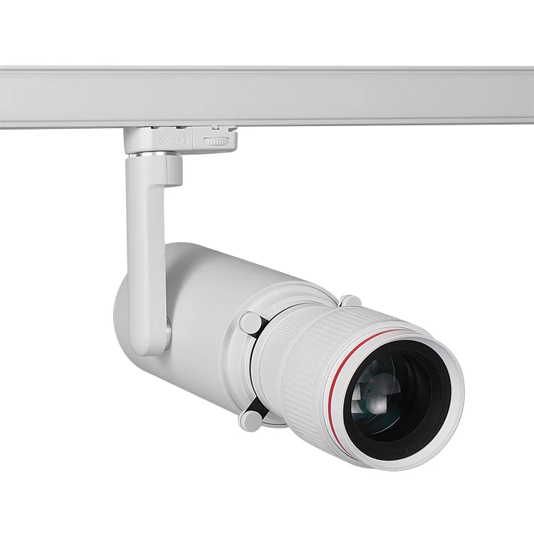 Patent No Glare Flicker Free Zoom Led Track Light Cob Spot Shaping Art Filter Compatible museum Lighting