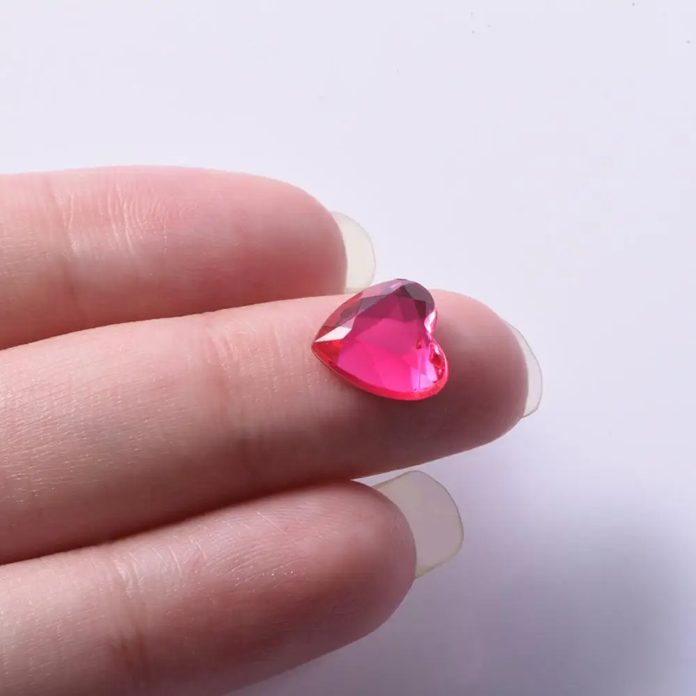 multi color self adhesive craft crystals gems flat back acrylic resin jewel