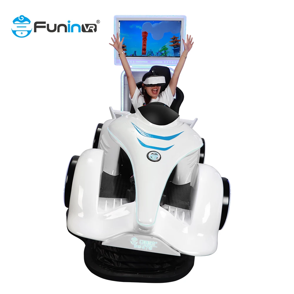 Funinvr Factory Racing Driving Virtual Reality 9D Vr Arcade Machines Simulator Game Vr Karts Racing Seat Theme Park Simul