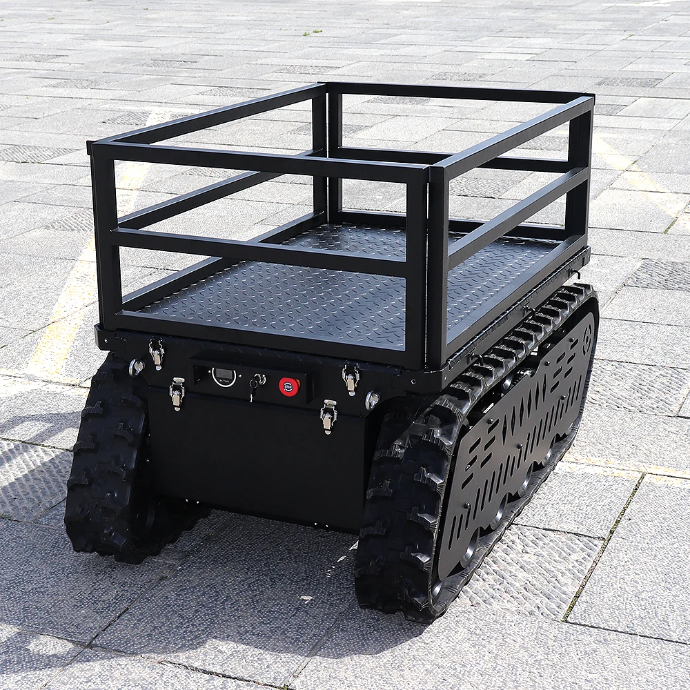 TinS-12E гусеничный беспилотный транспортный автомобиль большой нагрузки