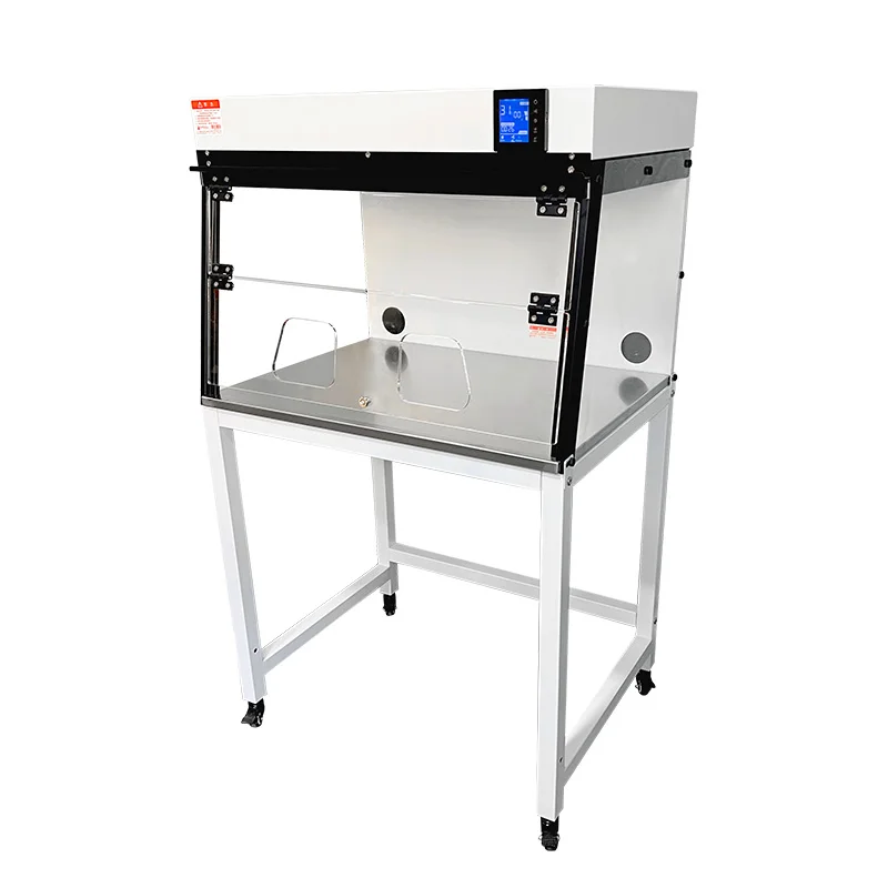C8-PD-650 floor mounted small Laminar Flow Cabinet HEPA filter vertical laminar flow cultivate  clean workbench lab furniture