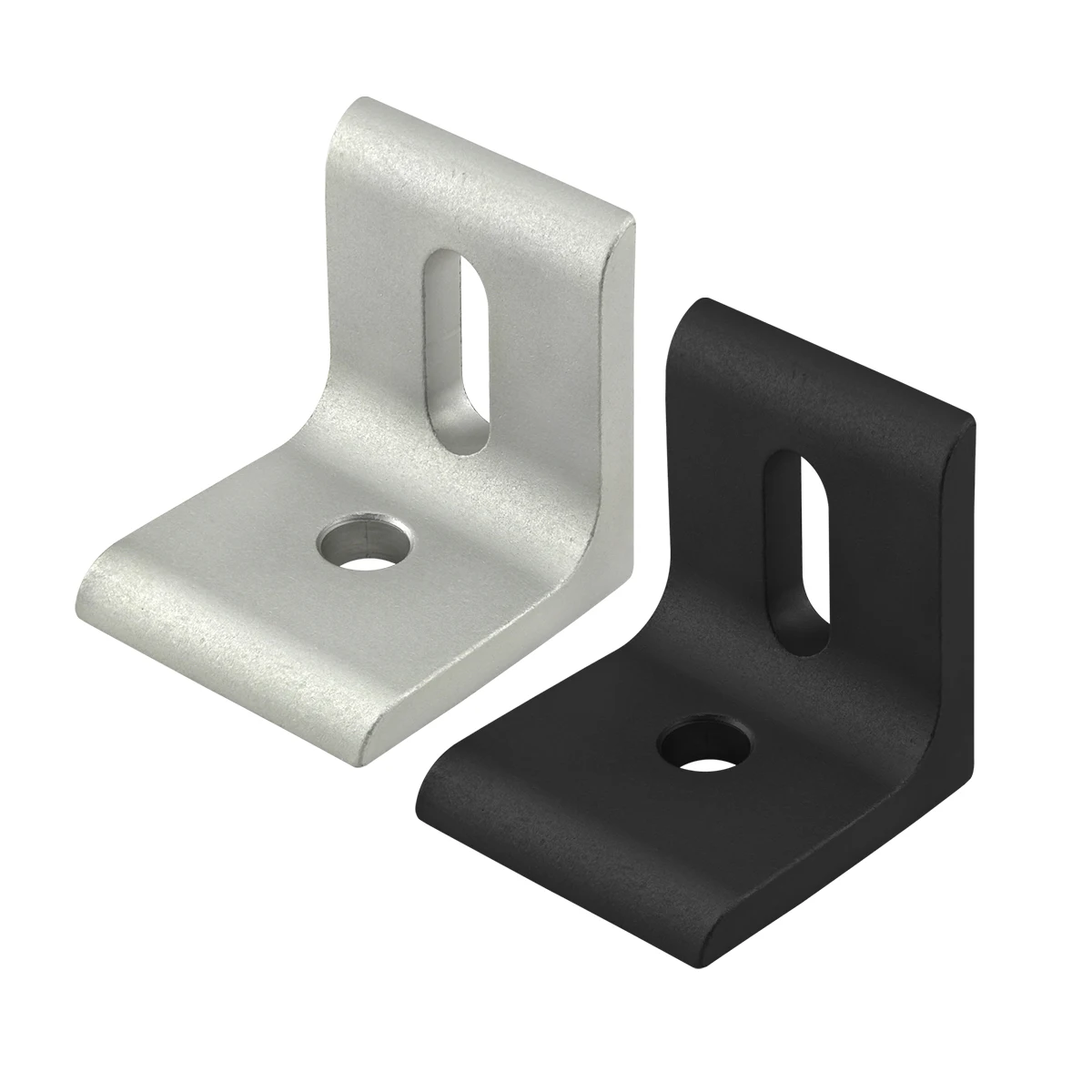China manufacturer 2 hole slotted inside corner bracket 40mm L shape 90 Degree Angle Connector for 4040/4080 aluminium profile