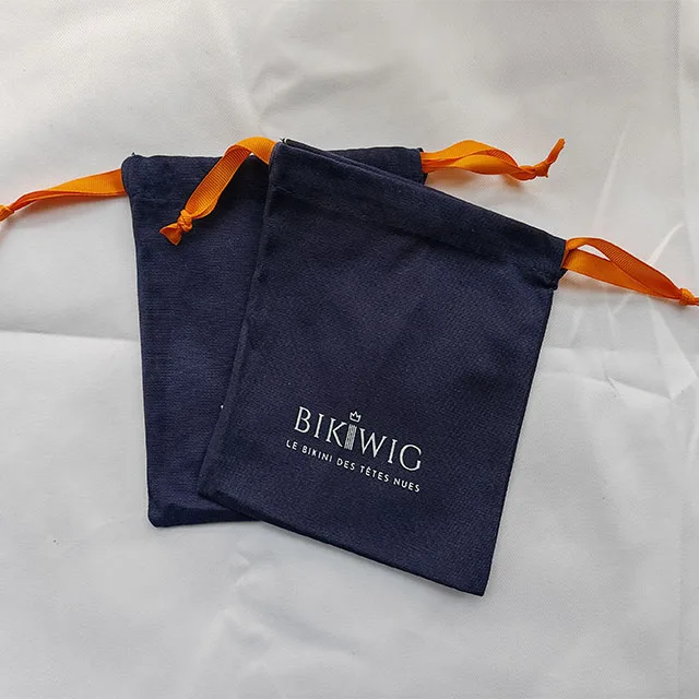 Wholesale Custom Cotton Dustbag For Handbag Printed Shoes Shopping Cotton Dust Drawstring Bags With Ribbons